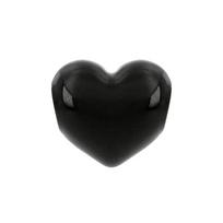 Pandora Black Heart Silver Charm 793337c04 793337C04