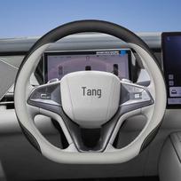 BYD Tang L Steering Wheel Cover: Nappa Leather, Anti-Slip, DMI Interior Accessory 38cm