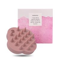 Scalp Shampoo Brush for Men and Scalp Promotes Blood Lightweight Easy to Use Even for Small Hands [Official nonoru] Brush, Women, Massage, rožinė