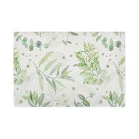 Floral Linen Placemat Tulip Spring Party Placemat Flowers Leaves Placemat Protects Table from Scratches Spills for Dining Table Home Farmhouse Decor 1pc