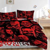 3pcs Stephen King Horror Duvet Cover Set, 1 Duvet Cover + 2 Pillowcases (No Insert), High-Definition Print, Home & Dorm Set yy251208092 135x200cm
