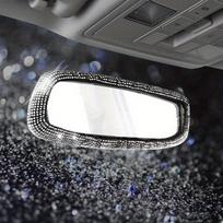 1PC Car rearview mirror cover, universal shiny rhinestone car rearview mirror decoration balta