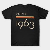 Vintage Classic 1963 T-Shirt S įvairiaspalvis