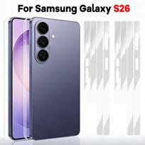 2-6 rinkiniai Itin plonas skaidrus telefono šoninės plėvelės lipdukas, skirtas Samsung Galaxy S26 Plus, itin minkštas TPU hidrogelio plėvelės rėmelio kraštų apsaugas 2set