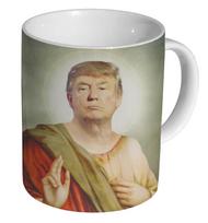 Donald Trump Holy Funny Coffee Mug Tea Cup Unisex T-Shirt L gray
