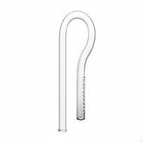 Glass Lily Pipe Improves Water Circulation Aquarium Inflow Crystal Clear Canister Strainer Tube 17MM R Lily Inlet