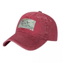 Southeast Asia  Vintage Map Baseball Cap New Hat Dropshipping fashionable Thermal Visor Boy Child Womens
