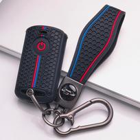 Moto Key Cover for Honda Fit PCX Forza SH150 SH300 XADV Vario Scoopy Yamaha Nmax Xmax Aerox Filano Lexi Fazzio Freego TMAX with Keychain Key Fob Case juoda