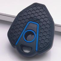 Silicone Motorcycle Key Cover for CFMOTO 450MT Mt450 250SR 300SR 400SR 450SR 650SR 700CLX 800MT 650MT 125NK 250NK 400NK 650NK 800NK 700MT Key Fob Case juoda