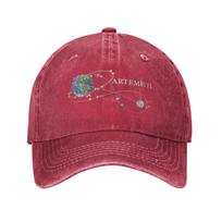 Artemis  Route Map Sls Rocket Launch Mission To The Moon TShirt Bbxfhpyw Sun Baseball Cap Hat Summer yk Breathable Baseball Cap One Size