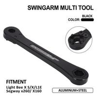 Reinforced CNC Aluminum Maintenance Wrench for SUR-RON Light Bee X/S, Universal Disassembly Tool for Electric Dirt Bike 270*150*110(mm) juoda