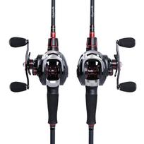 Baitcasting Fishing Reel 6.3:1/18+1 Reel Magnetic Switch Handle Spool Saltwater Fishing Accessories right