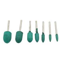 7 vnt. 3–12 mm šlifavimo antgaliai, kompaktiški, puikaus aštrumo, elastingi įvairūs poliravimo antgaliai 7pcs Cone Shape