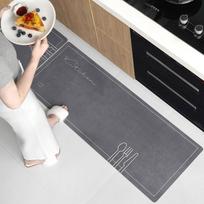 Modernus Paprastas Virtuvės Kilimėlis Absorbuojantis Diatominio Purvo Kilimėlis Lengvai Džiūstantis Lengvai Prižiūrimas Neslystantis Kojų Kilimėlis 40*60cm