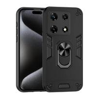 Smūgiams atsparus šarvuotas dėklas Infinix Note 40 Pro 30 VIP 12 G96 INFINIX Hot 40i 30 Play 20s 20i Zero 30 4G 5G magnetinis stovas dangtelis For Note 30 Pro juoda