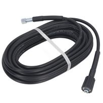 10m Aukšto slėgio plovimo žarna PVC Guminis Sprogimui atsparus vamzdis Lanksti vandens žarna Automobilių valymui M22x1.5mm‑14mm Type 1 black