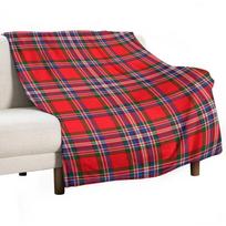 Clan MacFarlane Tartan Throw Blanket Bed covers Decoratives Single Flannel Fabric Blankets 30x40in