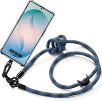 Case for Samsung Galaxy S26 Ultra, Shockproof Protection with Detachable Robust Blue Lanyard mėlyna
