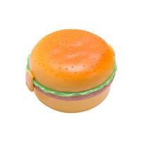 Hamburgerių pietų dėžutė dviejų aukštų burgerių bento pietų dėžutė mikrobangų maisto konteineris