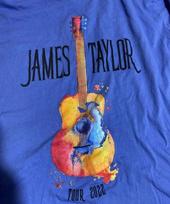 IŠPARDAVIMAS Vtg James Taylor 2022 m. turas Storo medvilnės Mėlynas Visų dydžių Unisex Marškinėliai Unisex T-shirt S