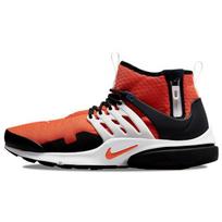 Nike Air Presto Mid Utility Orange Men Sneakers Black White DC8751-800 42.5