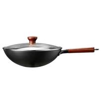 Midea 30cm Uncoated Round Bottom Iron Wok
