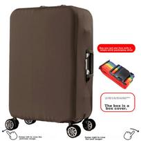 Luggage Travel Protective Cover, Dustproof Rain Cover, Thickened Wear-Resistant Cover, Coffee Color, Suitable for 30-Inch 31-Inch 32-Inch Suitcases