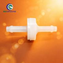 3/16 in PVDF Body Ozone FKM Diaphragm Check Valve Block Reverse Flow in Water Treatment Ozone Dosing Lines Hose Barb Check Valve PVDF