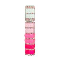 Refillable Empty Atomizer Rhinestones Spray Bottle Practical Sample Vials  Travel tamsiai rausva spalva