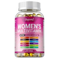 Women's multivitamin capsules, vitamins A, C, and D, multivitamin nutrition, immune protection, suitable for adults. 120*1