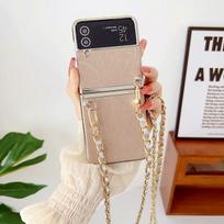 For Samsung Galaxy Z Flip 4 3 Case Luxury Electroplated Painted With Bracelet Shockproof Protection Hard Back Cover Accessories for Samsung Z Flip 4