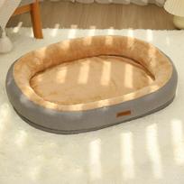 Kimpets Cat Bed Dog Pet Bed Kennel Non-Slip Winter Warm Small Dog Kennel Sleeping Removed Washed Soft Puppy Cushion Cat Supplies M 50X40cm