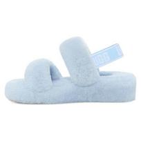 UGG Fluff Sheepskin Plush Comfortable Casual Slippers Women slippers Clic-Blue 1107953-CRK 37