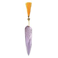 Yousheng 1/3Pcs Kpop Hunter Cosplay Dart Prop with Yellow Tassels Halloween Costume Party Cartoon Inspired Hunters Stiletto Weapon Role-play Accessory 1pc violetinė