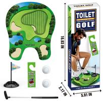 Novelty Mini Toilet Golf Set - Prank Sports Toy