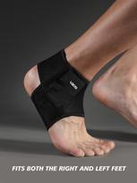 1 Piece Adjustable Ankle Support Sleeve Comfortable Compression For Sports And Daily Use Injury Prevention one size 45-85kg juoda
