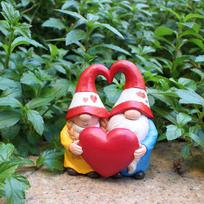 1 Love Couple Dwarf, Valentine's Day Gift/Decorative Home Decor, Resin Crafts