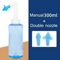 Nasal Washing Device Household Nasal Washing Spray Bottle Nasal Irrigator mėlyna
