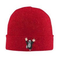 Cartoon The Little Mole Knit Hat Beanies Winter Hat Warm Unisex  Hip Hop  Caps for Unisex Women One Size