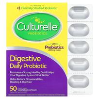 Culturelle Digestive Health Daily Probiotic 10 Billion CFU 50 Veggie Capsules 50 pcs - 1 ea
