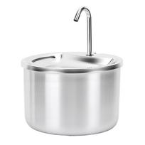 Stainless Steel Pet Water Fountain Quiet Circulating Filtration Automatic Cat Water Dispenser for Dogs Cats