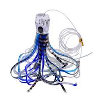 23cm/96g Fishing Lure Simulated Bright Multi-colors Sea Hook Vivid Eyes Color Sharp Boat Trolling Soft