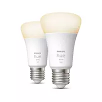 Philips Hue White A60 – E27 išmanioji lemputė – 1100 liumenų (2 vnt.)