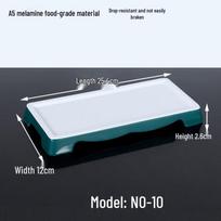 Nordic Melamine Rectangular Hot Pot Serving Platter Set