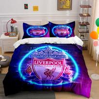 Liverpool Football Club emblem. Bedding sets Duvet cover sets Duvet covers Pillowcases(1*Duvet Cover 2*Pillowcases without duvet insert) 135x200cm