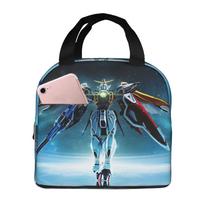 Custom Gundams Insulated Lunch Bag for School Office Anime Leakproof Cooler Thermal Lunch Box Men Women One Size