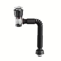 P-Type Water Trap Easy to Assemble and Odor-Proof Bathroom Drain, Sink Drain, Stylish Bathroom Additions, Modern Sink Design,Bathroom Sink Drain Kit 1PC juoda