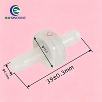Ozone Resistant1/4  PVDF Body Ozone FKM Diaphragm Check Valve Low Permeability and Leak-free One-way Sealing Ozone Resistant PVDF