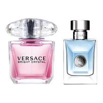 Versace Crystal Set Eau de Toilette EDT Citrus 24335984-Two-piece set: 30ml of Pink Diamond perfume + 30ml of men's perfume of the same name oranžinė