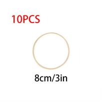 10 VNT Vestuvių aksesuarai DIY Dekoracija Sienų dekoras Bambuko apskritimas Vestuvių dekoras 36cm/10pc white